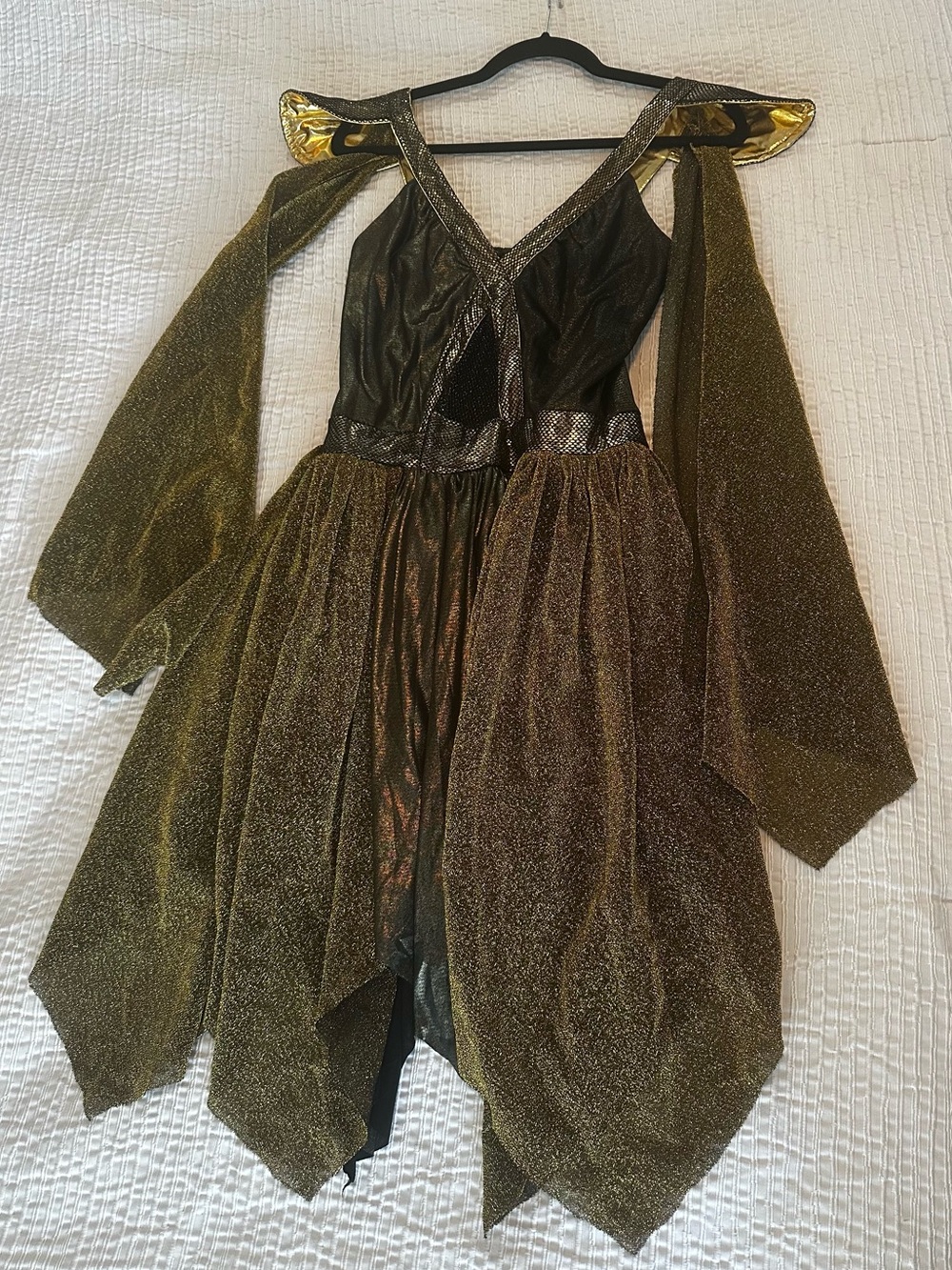 Warrior Princess Ethereal Empress Costume gold black-  Partyholic brand - size L